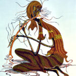 Indonesia – Java – Yogyakarta – Batik Artist Astuti – Woman Playing Flute