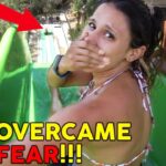 8 YEAR OLD OVERCOMING FEAR WITH HIS MOM!! (SO SCARED) | The Royalty Family