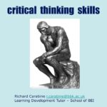Study Skills Workshop 05 – Critical Thinking Skills