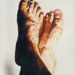 man legs realism paintings raphael perez art realistic painting man male men body artwork gallery galleires gay