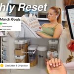 MARCH MONTHLY RESET | Goal Setting, Decluttering, Organising & Budgeting!